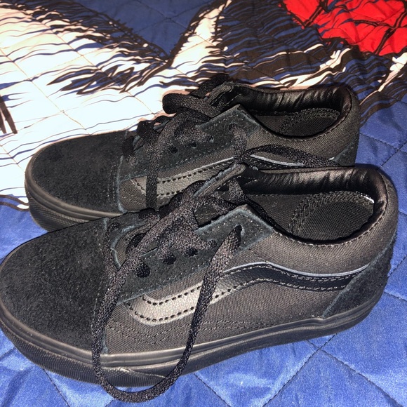 Sneakers boys black vans size 11 - Picture 4 of 6
